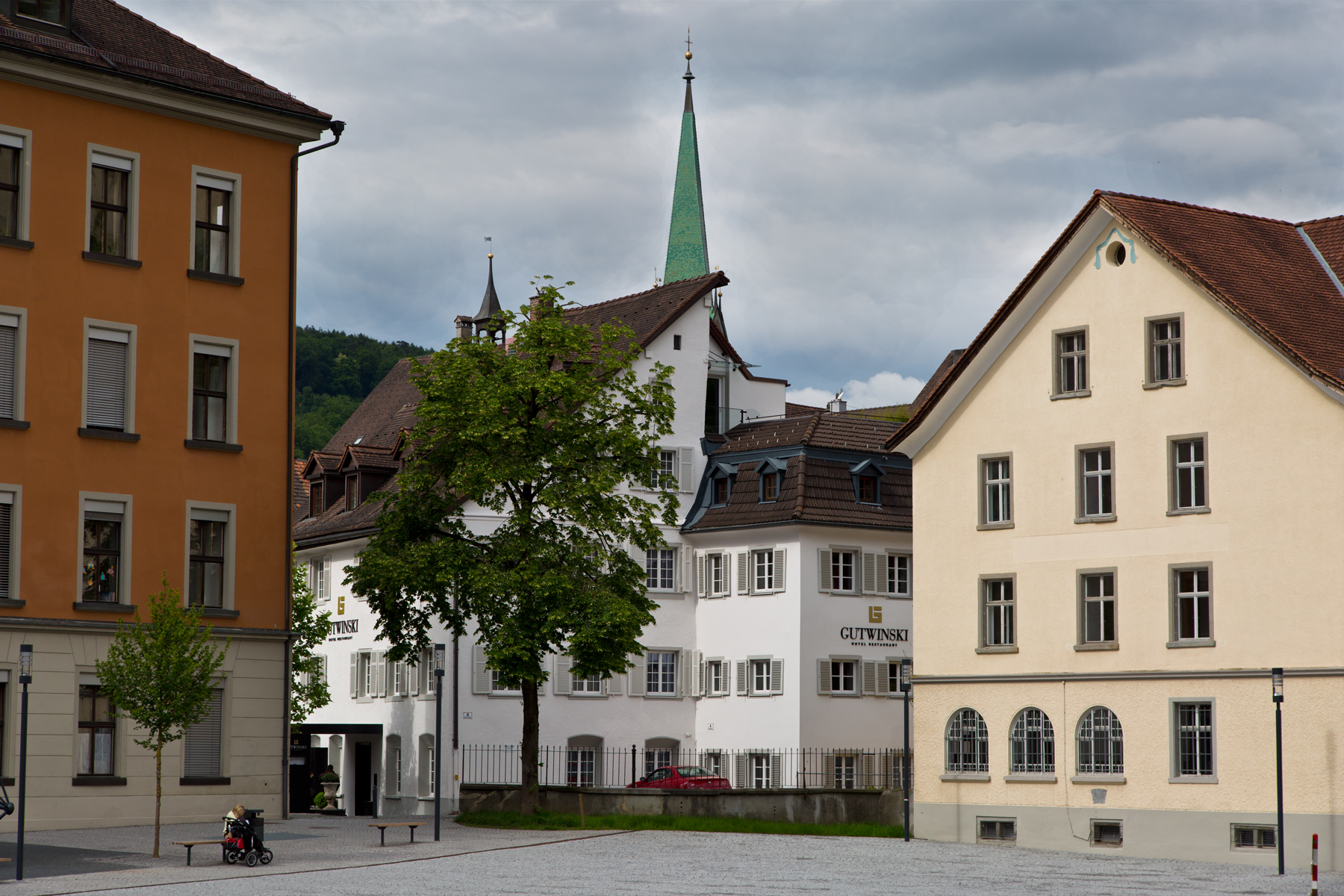 Feldkirch, Gymnasiumgasse, Hotel Gutwinski