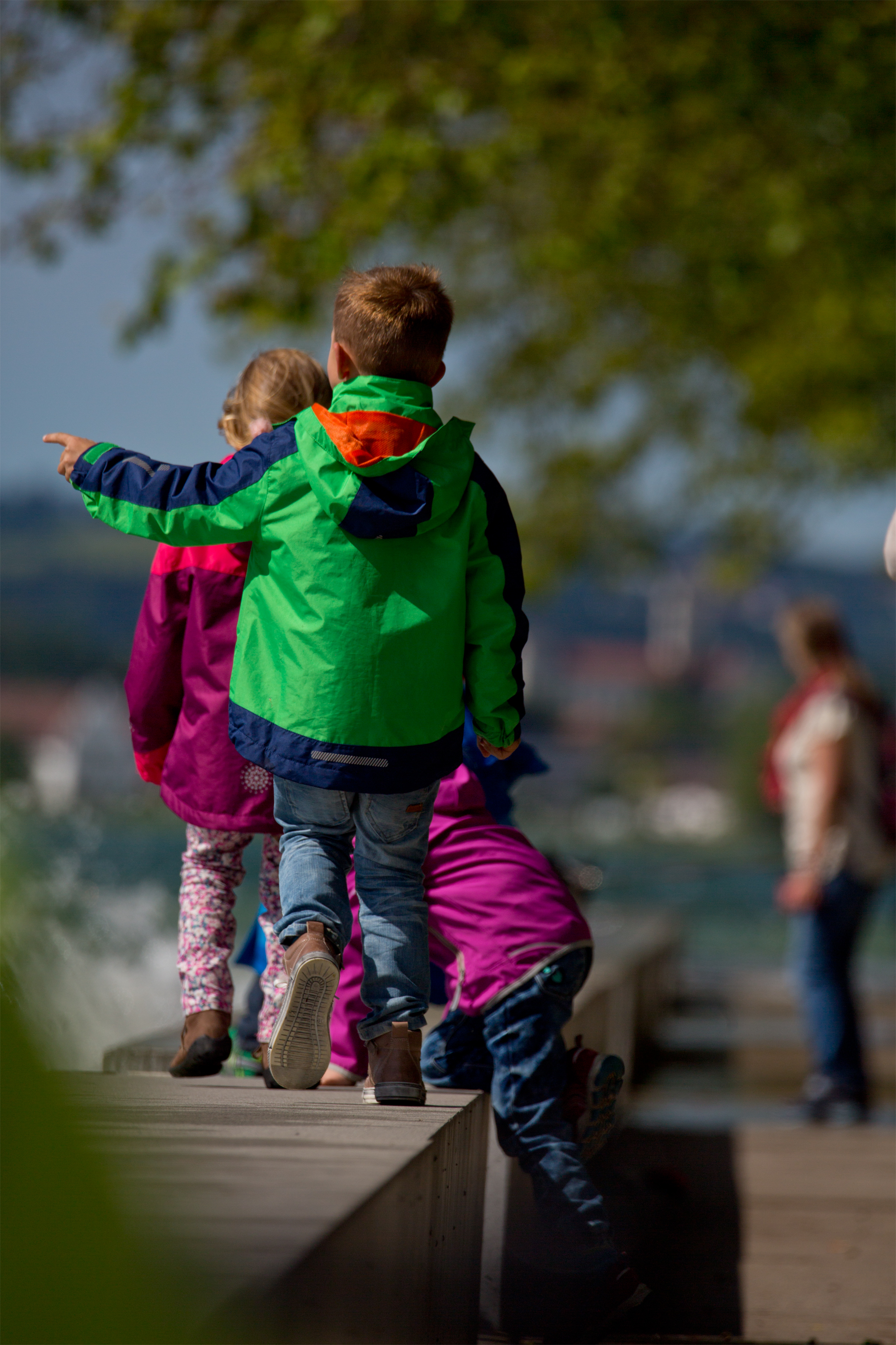 Auf der Mauer