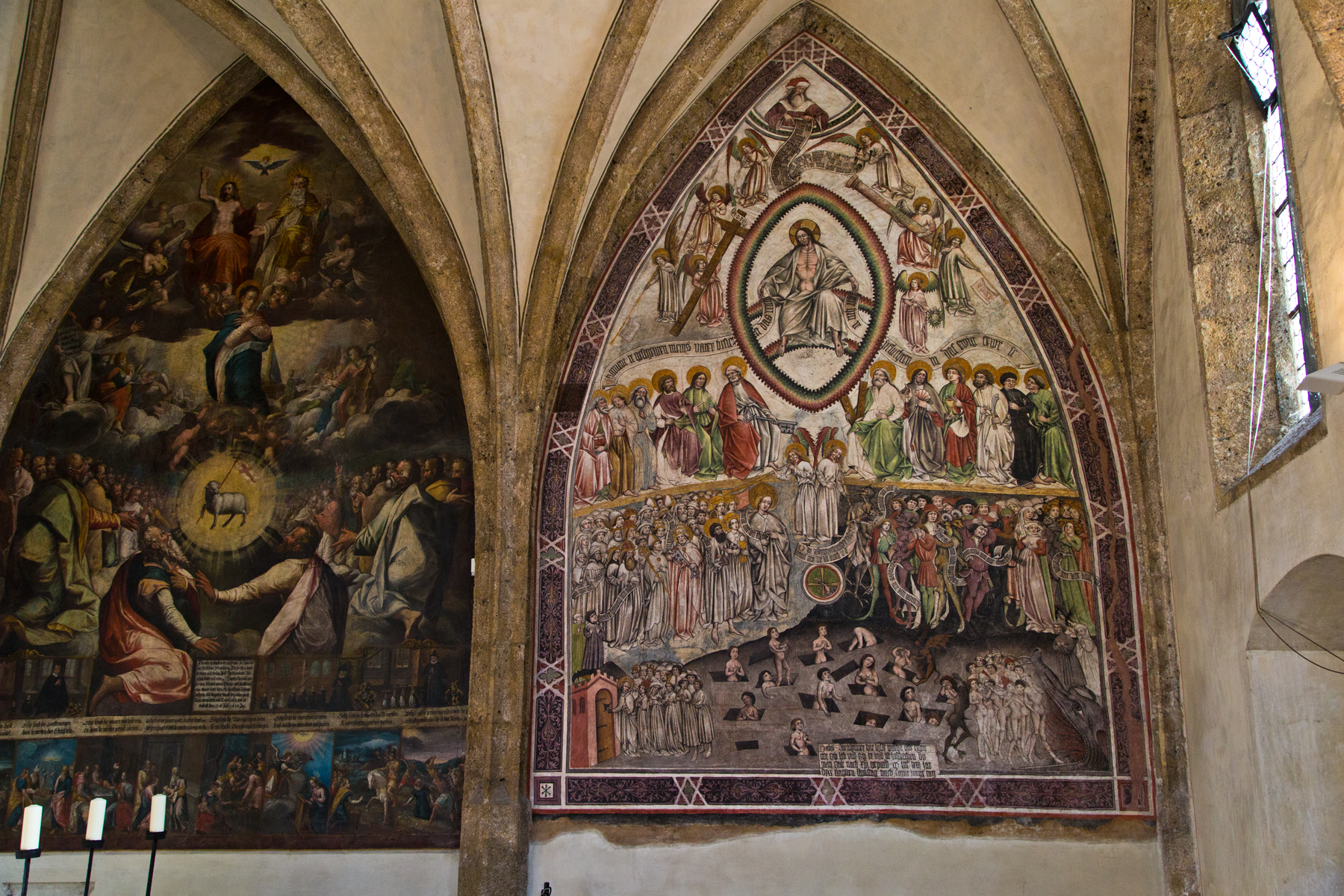 Fresken - Jüngstes Gericht und Anbetung des Lammes - Magdalenenkapelle