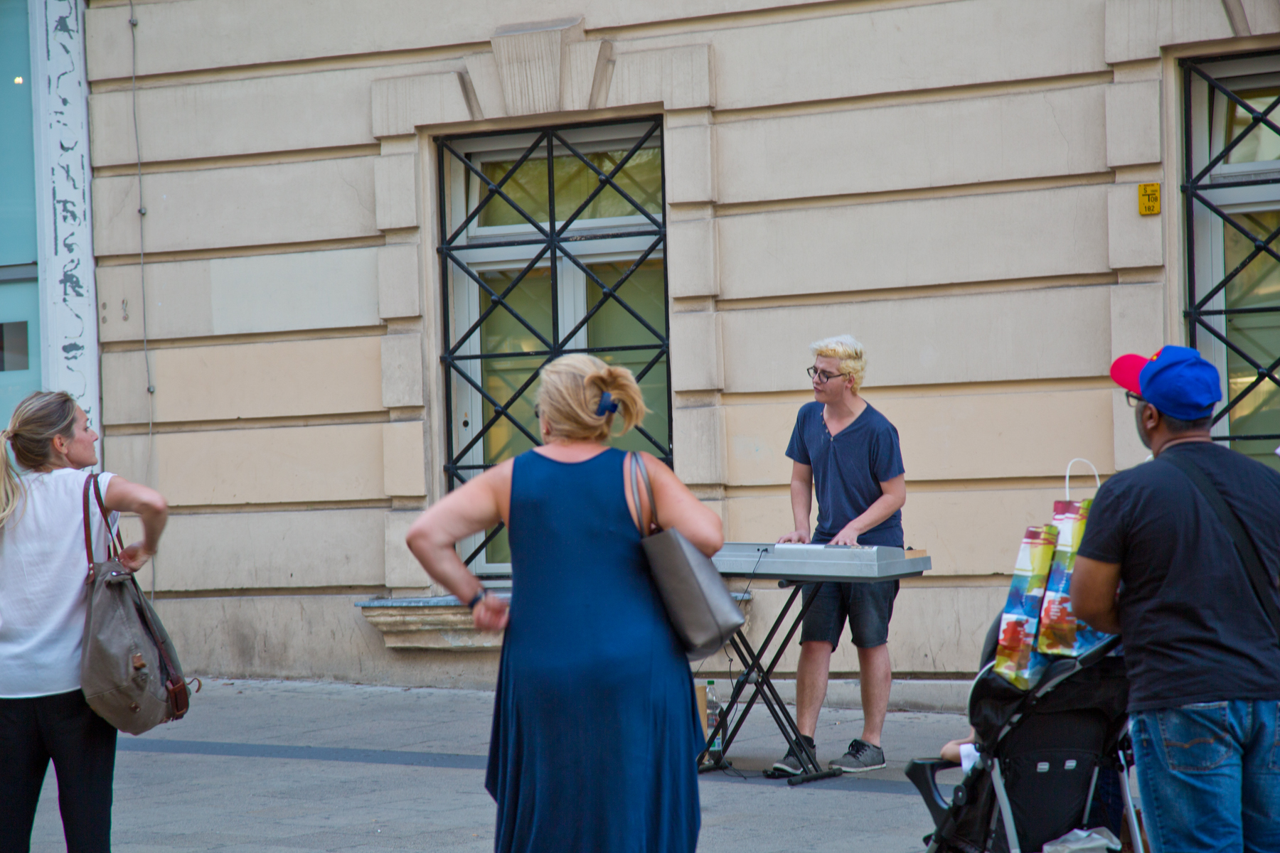 Strassenmusiker Mariahilfer Strasse