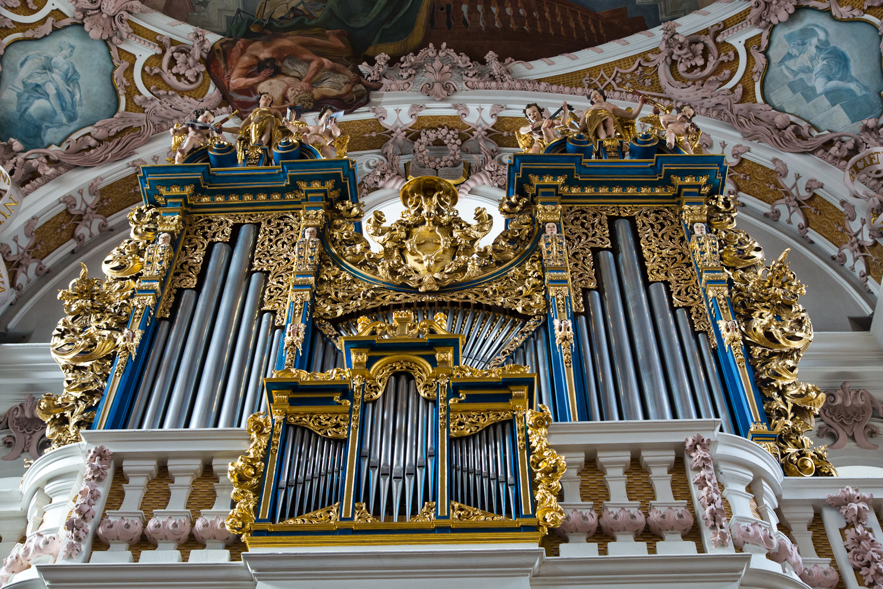 Orgel (Schnitzerei Nikolaus Moll) - Dom St. Jakob, Innsbruck