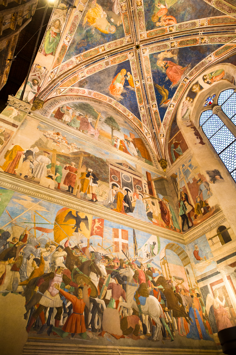 Ausschnitt Fresken San Francesco